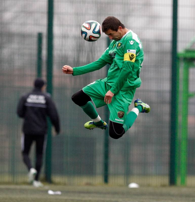 Football. Friendly Match. GKS Belchatow - GKS Katowice. 21.02.2015