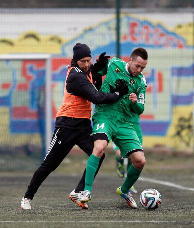 Football. Friendly Match. GKS Belchatow - GKS Katowice. 21.02.2015