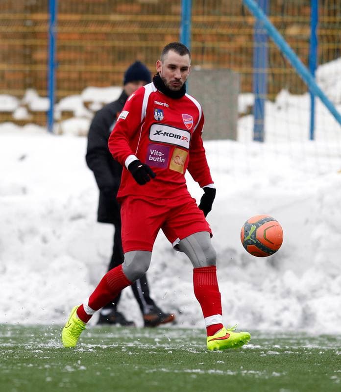 Football. Friendly Match. GKS Katowice - Rakow Czestochowa. 22.02.2014