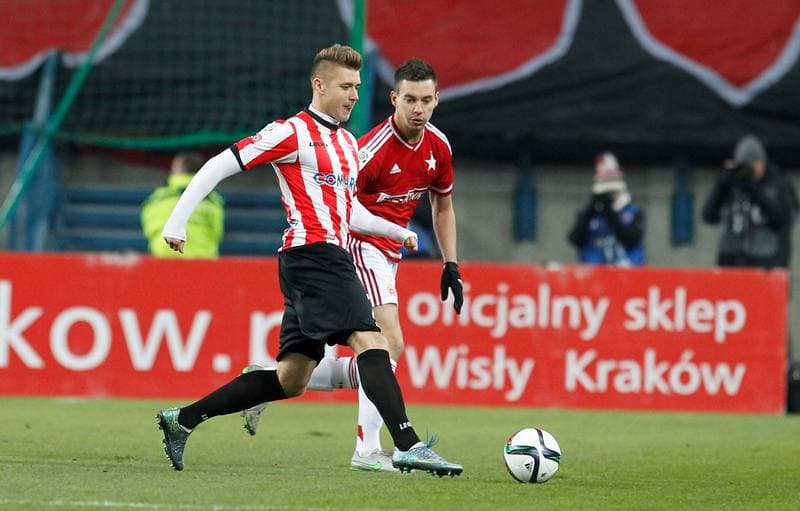 Football. PKO BP Ekstraklasa. Wisla Krakow - Cracovia Krakow. 29.11.2015