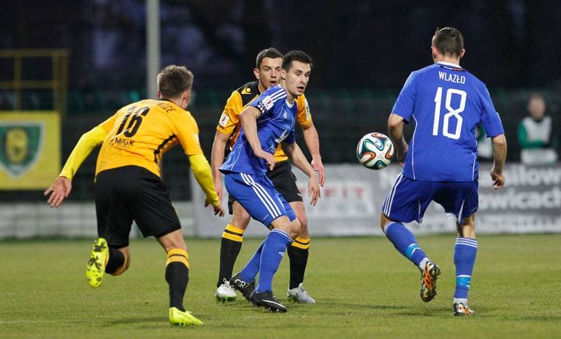 Football. I Liga. GKS Katowice - Wisla Plock. 28.03.2015