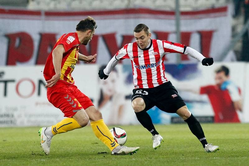 Football. T-Mobile Ekstraklasa. Cracovia Krakow - Korona Kielce. 22.05.2015