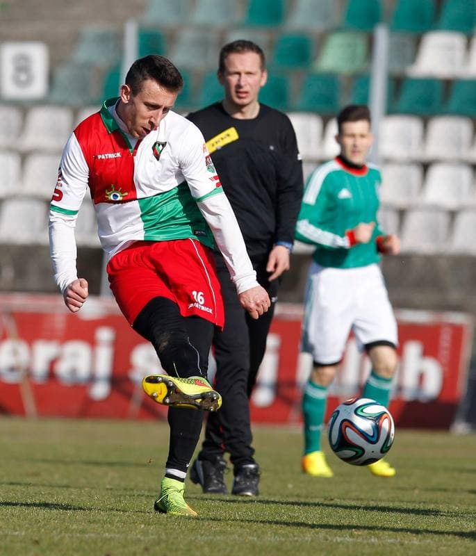 Football. Friendly Match. Zaglebie Sosnowiec - Legia II Warsaw. 21.02.2015