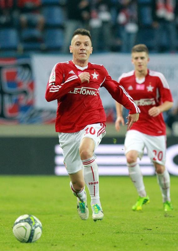 Football. T-Mobile Ekstraklasa. Wisla Krakow - Piast Gliwice. 13.09.2013