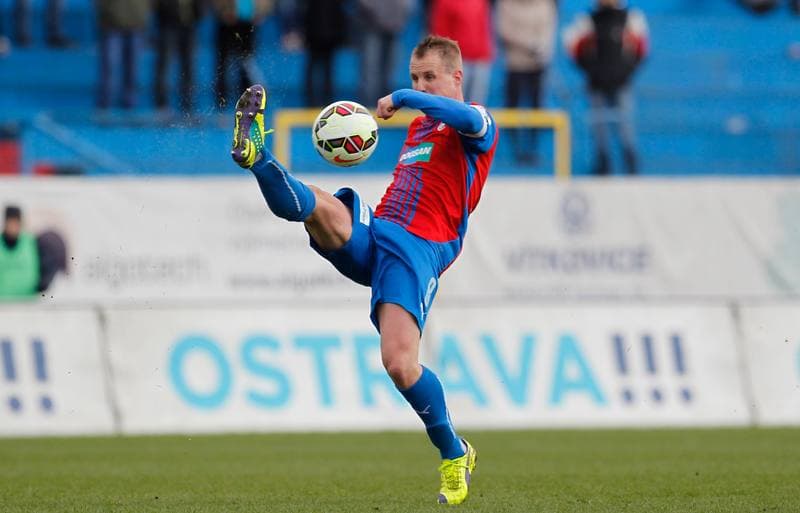 Football. SYNOT Liga. Banik Ostrava - Viktoria Plzen. 05.04.2015