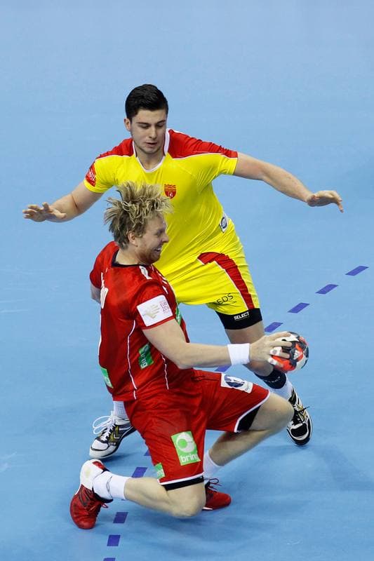 Handball. EHF Euro 2016. Macedonia - Norway. 25.01.2016