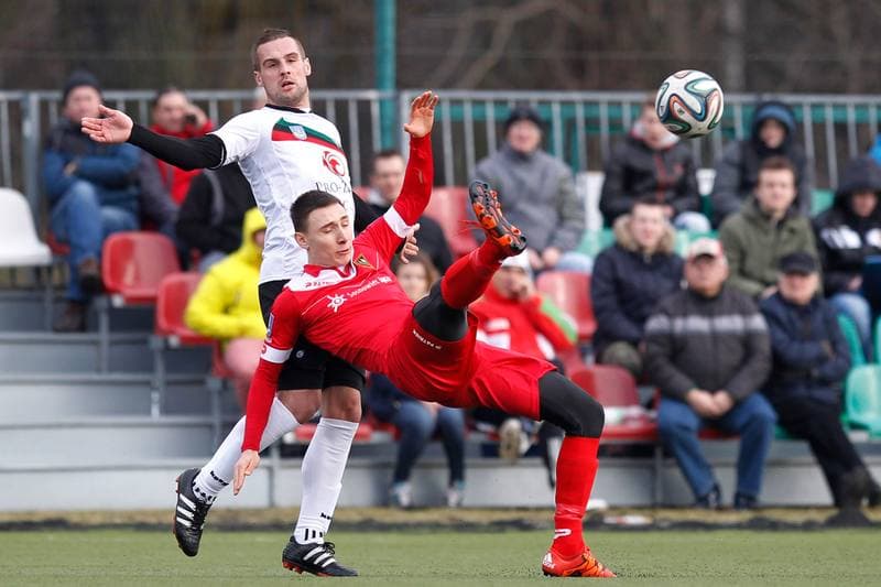 Football. Sparing. Zaglebie Sosnowiec - GKS Tychy. 27.01.2016