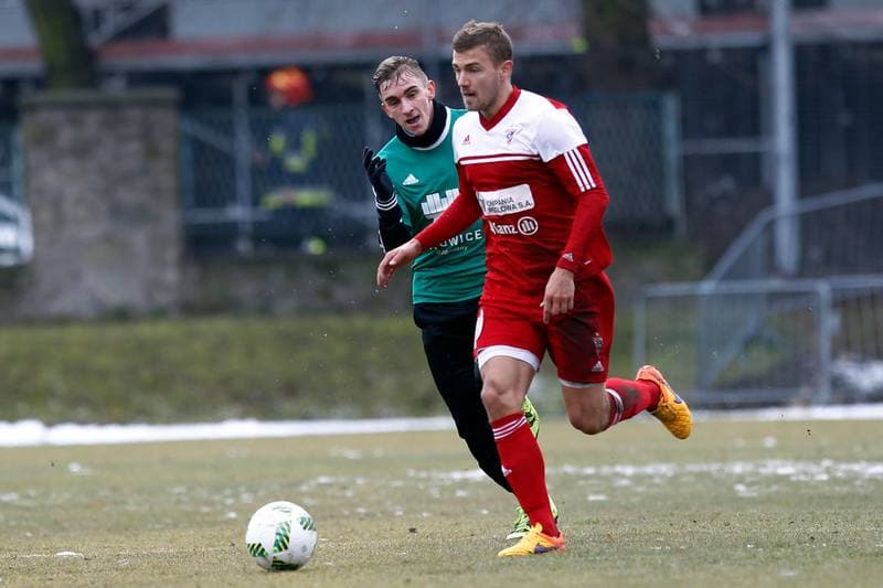 Football. Sparing. Gornik Zabrze - GKS Katowice. 05.02.2016