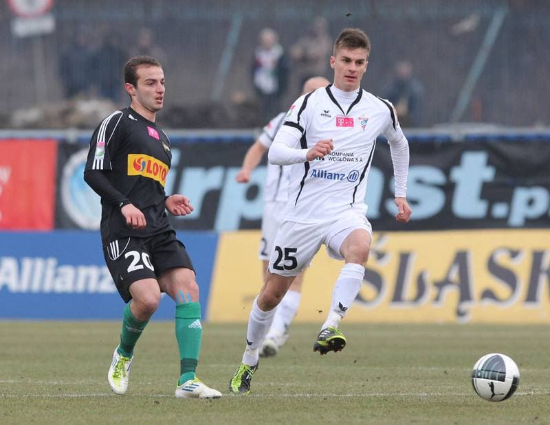 Football. T-Mobile Ekstraklasa. Gornik Zabrze - Lechia Gdansk. 10.03.2012