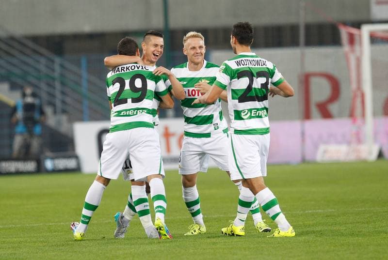 Football. T-Mobile Ekstraklasa. Piast Gliwice - Lechia Gdansk. 01.08.2014