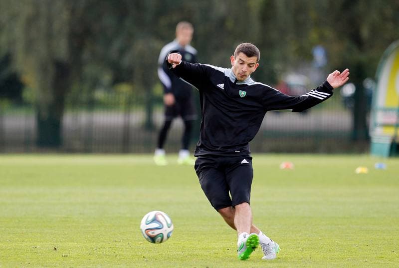 Football. GKS Katowice. Training. 19.01.2015