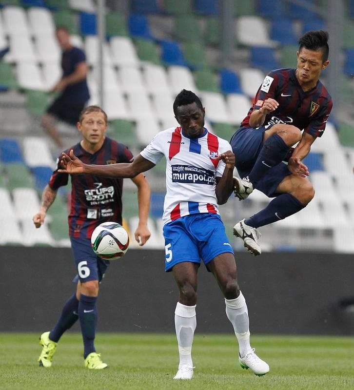 Football. PKO BP Ekstraklasa. Podbeskidzie Bielsko Biala - Pogon Szczecin. 17.08.2015
