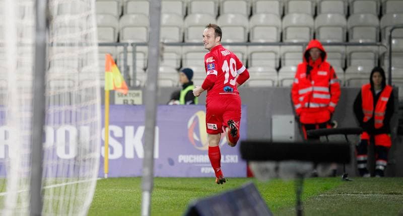 Football. Polish Cup. Cracovia Krakow - Zaglebie Sosnowiec. 19.11.2015
