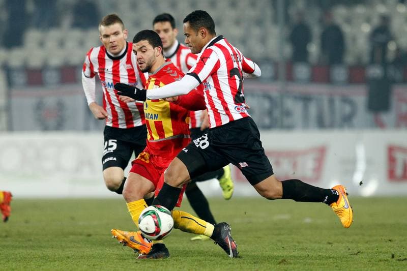 Football. T-Mobile Ekstraklasa. Cracovia Krakow - Korona Kielce. 22.05.2015