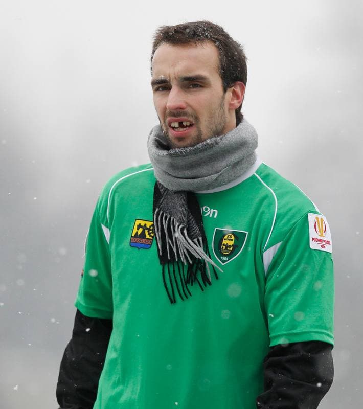 Football. Sparing. GKS Katowice - Gornik Leczna. 25.01.2014