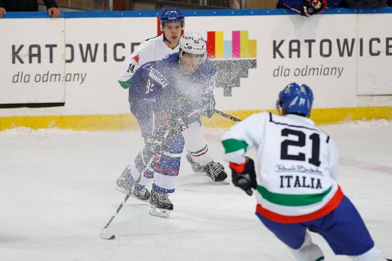 Ice Hockey. EIHC. France - Italy. 18.12.2015