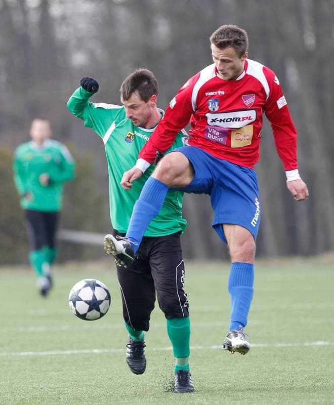 Football. Friendly Match. GKS Katowice - Rakow Czestochowa. 22.02.2014