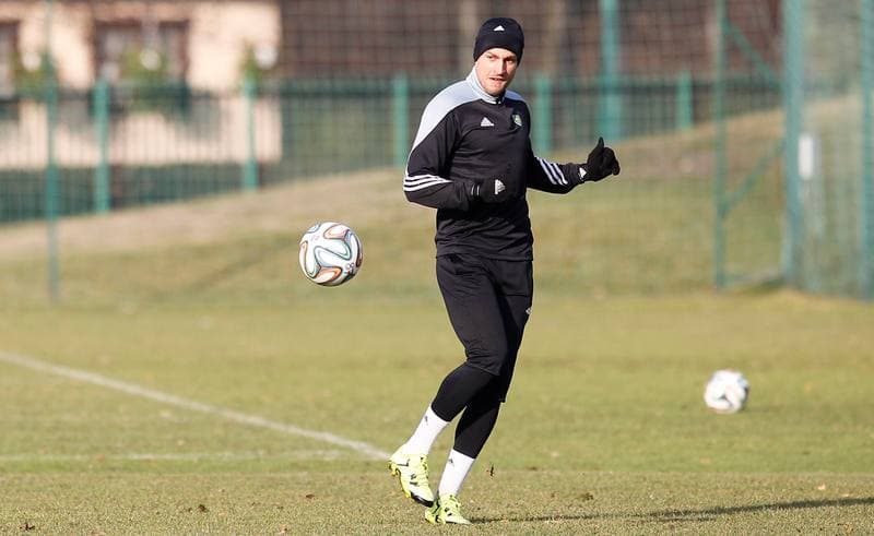 Football. GKS Katowice. Training. 19.01.2015
