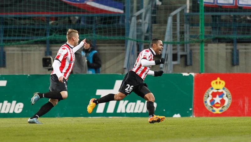 Football. PKO BP Ekstraklasa. Wisla Krakow - Cracovia Krakow. 29.11.2015
