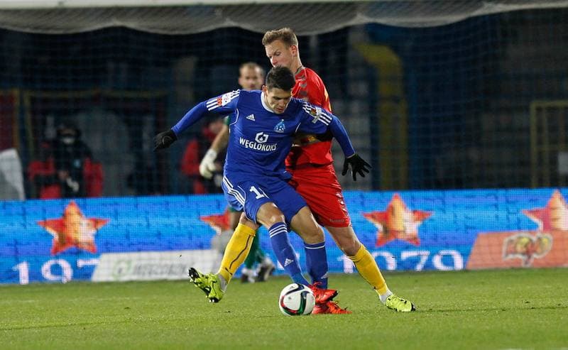Football. PKO BP Ekstraklasa. Ruch Chorzow - Korona Kielce. 01.12.2015