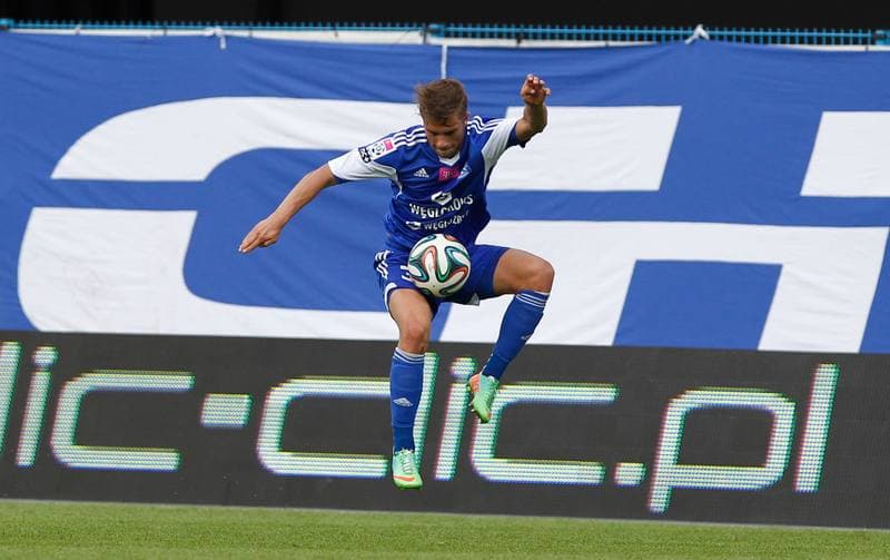Football. T-Mobile Ekstraklasa. Ruch Chorzow - Gornik Leczna. 27.07.2014