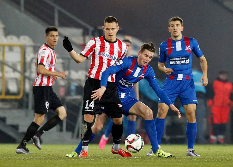 Football. PKO BP Ekstraklasa. Cracovia Krakow - Podbeskidzie Bielsko Biala. 02.12.2015