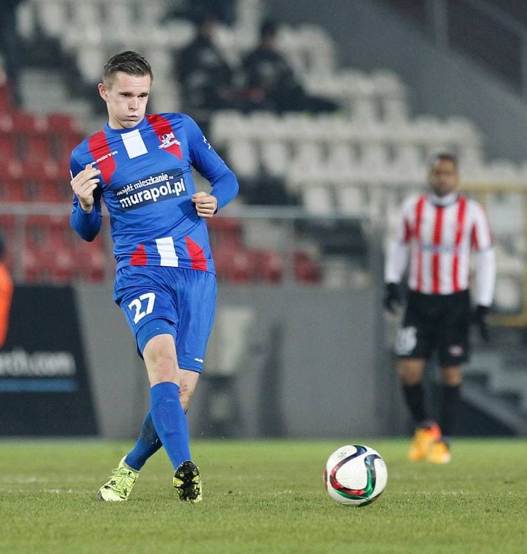 Football. PKO BP Ekstraklasa. Cracovia Krakow - Podbeskidzie Bielsko Biala. 02.12.2015