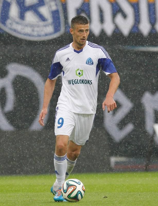 Football. UEFA Europa League. Ruch Chorzow - Esbjerg FB. 31.07.2014