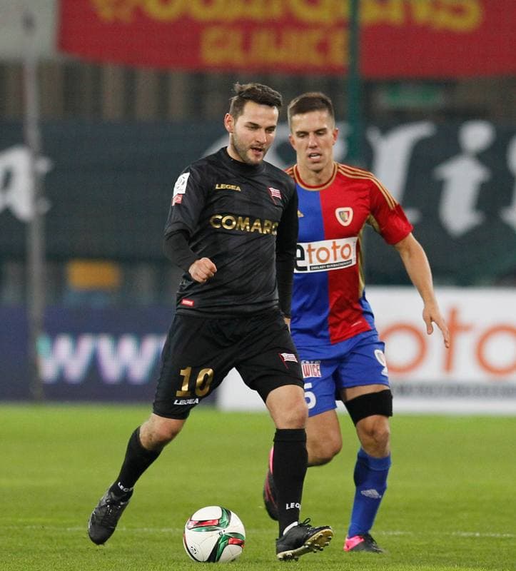 Football. PKO BP Ekstraklasa. Piast Gliwice - Cracovia Krakow. 05.12.2015