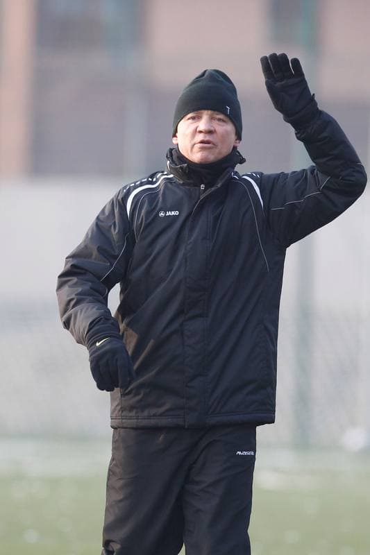 Football. Rozwoj Katowice. Training. 19.01.2016