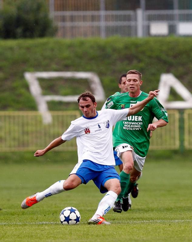 Football. I Liga. Rozwoj Katowice - MKS Kluczbork. 17.10.2015