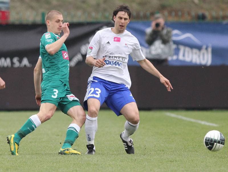 Football. T-Mobile Ekstraklasa. Podbeskidzie Bielsko-Biala - Slask Wroclaw. 14.04.2012