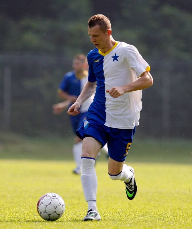 Football. IV Liga. Slavia Ruda Slaska - Gwarek Tarnowskie Gory. 06.09.2014
