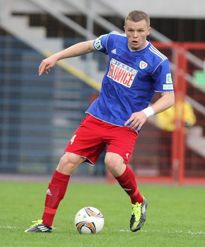 Football. I liga. Piast Gliwice - Olimpia Grudziadz. 22.04.2012