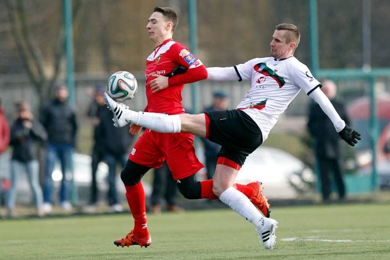 Football. Sparing. Zaglebie Sosnowiec - GKS Tychy. 27.01.2016