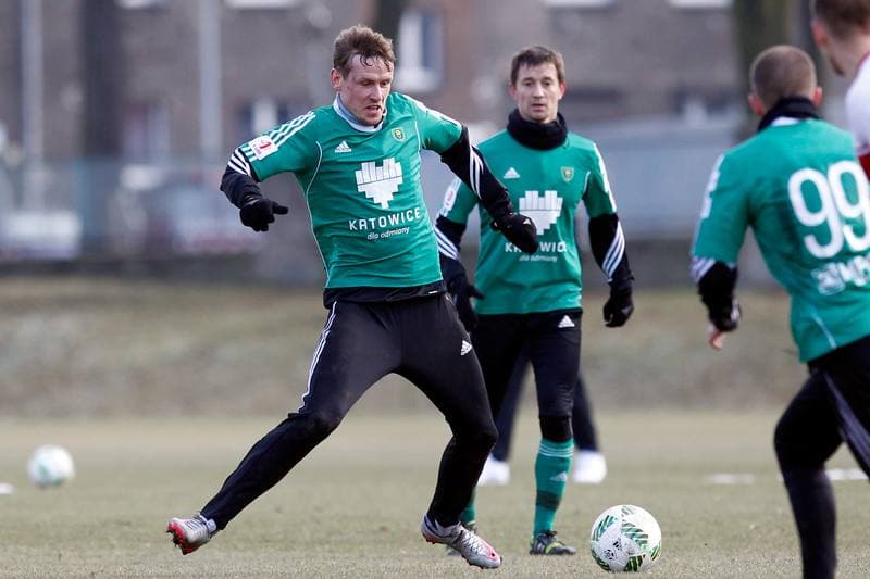 Football. Sparing. Gornik Zabrze - GKS Katowice. 05.02.2016