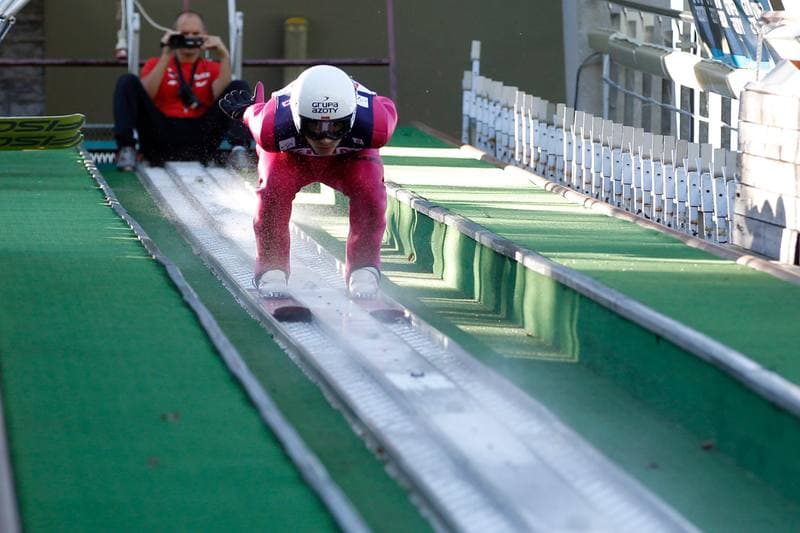Ski Jumping. Poland national team. Training. 01.09.2016
