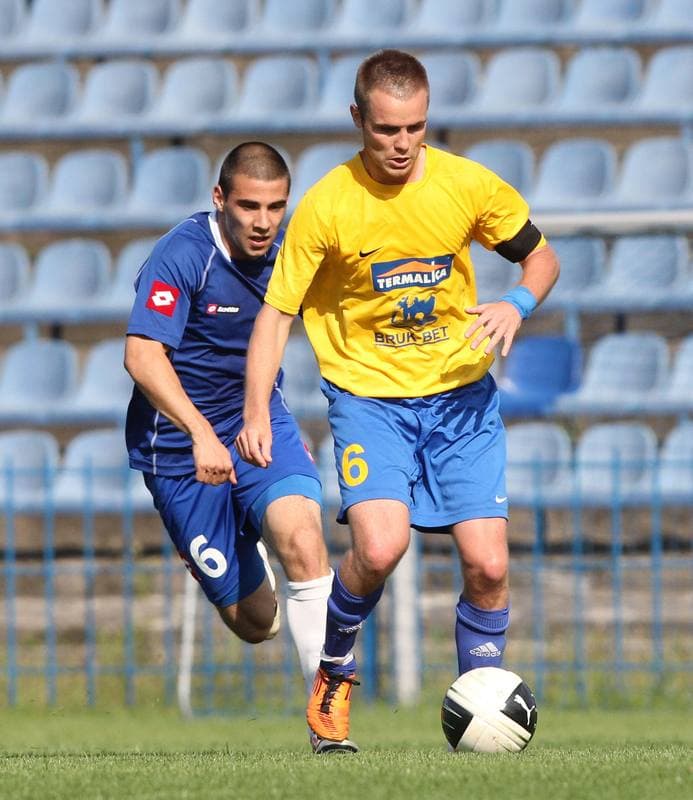 Football. Sparing. Ruch Chorzow - Termalica Bruk-Bet Nieciecza. 23.06.2012
