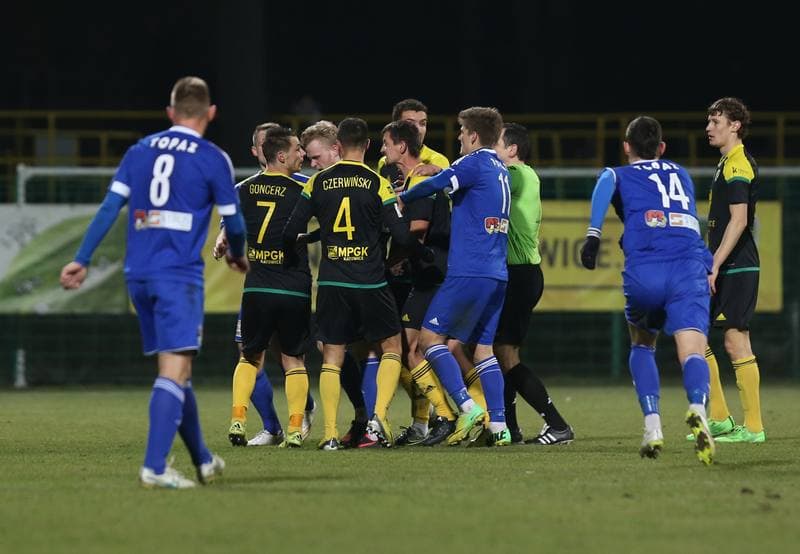 Football. I Liga. GKS Katowice - Pogon Siedlce. 19.03.2016
