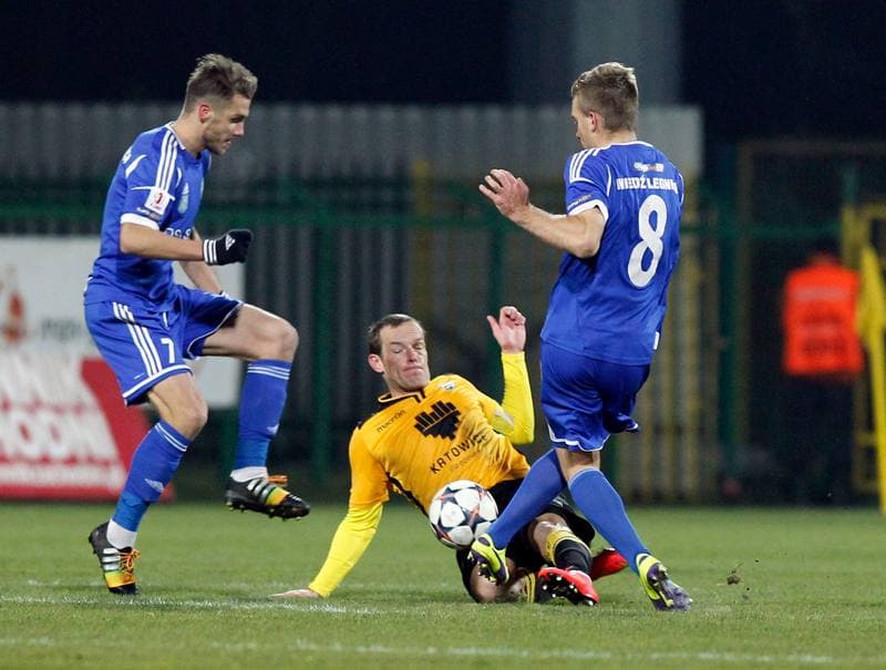 Football. I Liga. GKS Katowice - Miedz Legnica. 29.11.2014