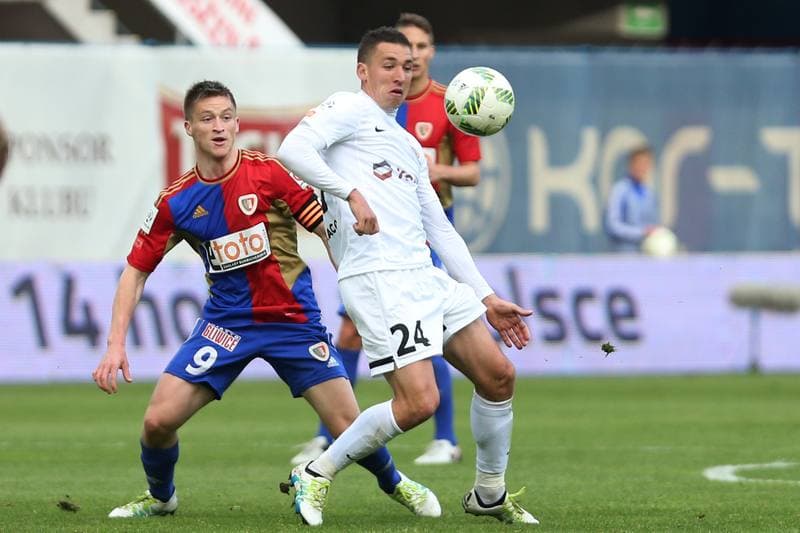 Football. Ekstraklasa. Piast Gliwice - Zaglebie Lubin. 15.05.2016