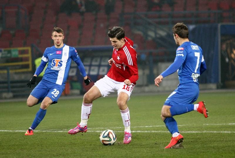 Football. T-Mobile Ekstraklasa. Wisla Krakow - Lech Poznan. 07.12.2014