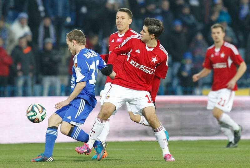 Football. T-Mobile Ekstraklasa. Ruch Chorzow - Wisla Krakow. 13.12.2014