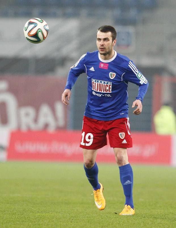 Football. T-Mobile Ekstraklasa. Piast Gliwice - Pogon Szczecin. 15.12.2014