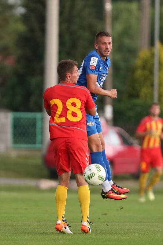 Football. Sparing. Bruk-Bet Termalica Nieciecza - Korona Kielce. 25.06.2016