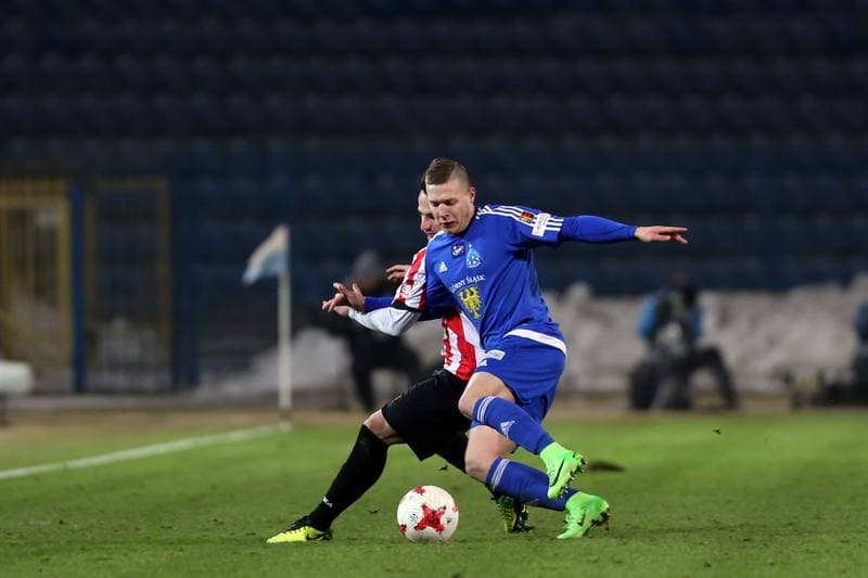 Football. Lotto Ekstraklasa. Ruch Chorzow - Cracovia Krakow. 10.02.2017