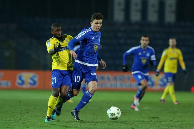 Football. Lotto Ekstraklasa. Ruch Chorzow - Arka Gdynia. 05.12.2016