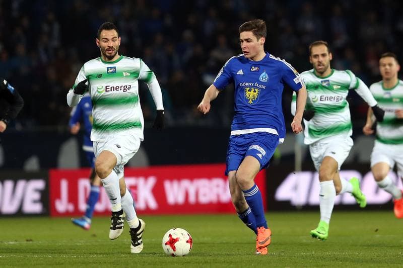 Football. Lotto Ekstraklasa. Ruch Chorzow - Lechia Gdansk. 11.03.2017