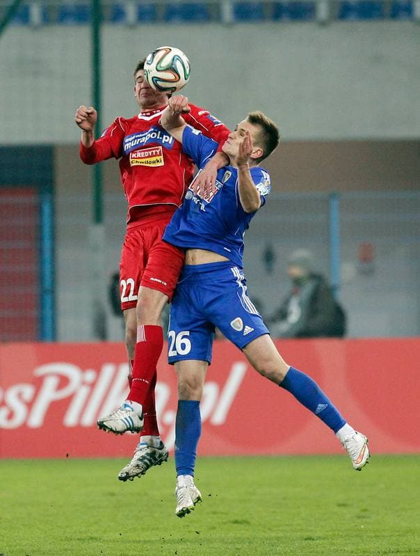 Football. T-Mobile Ekstraklasa. Piast Gliwice - Podbeskidzie Bielsko Biala. 24.05.2015