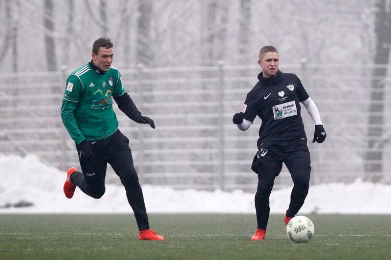 Football. Sparing. ROW Rybnik - Rozwoj Katowice. 01.02.2017